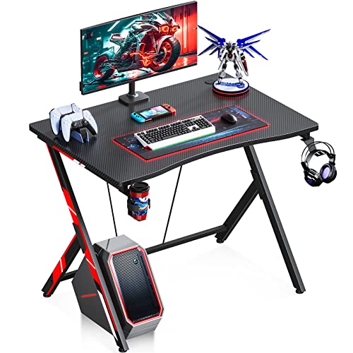 色：ブラック サイズ：80*55*75cm KKL ゲーミングデスク 幅80cm*奥行55cm*高さ