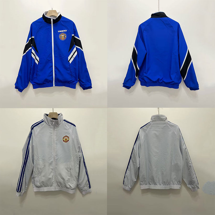 199697ェスターユナイテッドトレーニングスーツの外観ジャケットメンズ長袖ジャケット両面風のトレンチコートサッカースーツ秋と冬スタイル