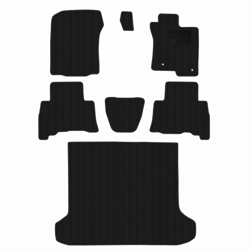 [優れた品質で安売りに挑戦]トヨタ ランドクルーザー プラド 150系 5人乗り フロアマット + トランクマット(ラゲッジマット) [3色から選択]