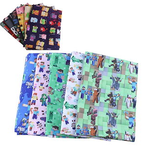 マイクラ 布 生地 ハギレ パッチワーク 布地 裁縫 マイクラ パッチワーク布 ハンドメイド カットクロス 手芸 1枚約50×140cm