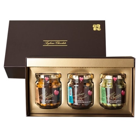 [ell25] ディエムジェットドリームフード 長短豆チョコレート 90g x 3種ギフトセット 4,833円