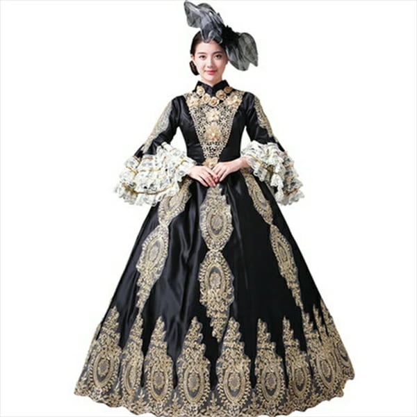 貴族 ドレス お姫様 衣装 カラー ロング 宮廷 お嬢様 ステージ 大きいサイズ 舞台 王族服 ジュリエット ヨーロッパ風 プリンセスライン 演出服 演劇 ステージオペラ声楽 撮影 パニエ追加可 ハロ