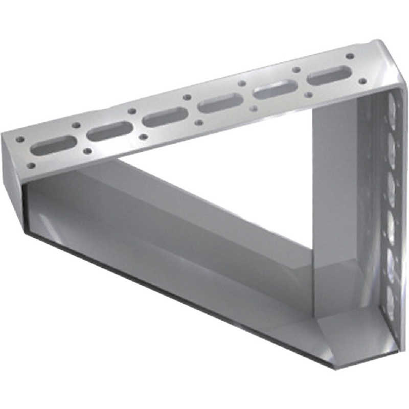 トラスコ中山　配管支持用対面兼用三角ブラケット ステンレス 210X210　TKL4SB210S