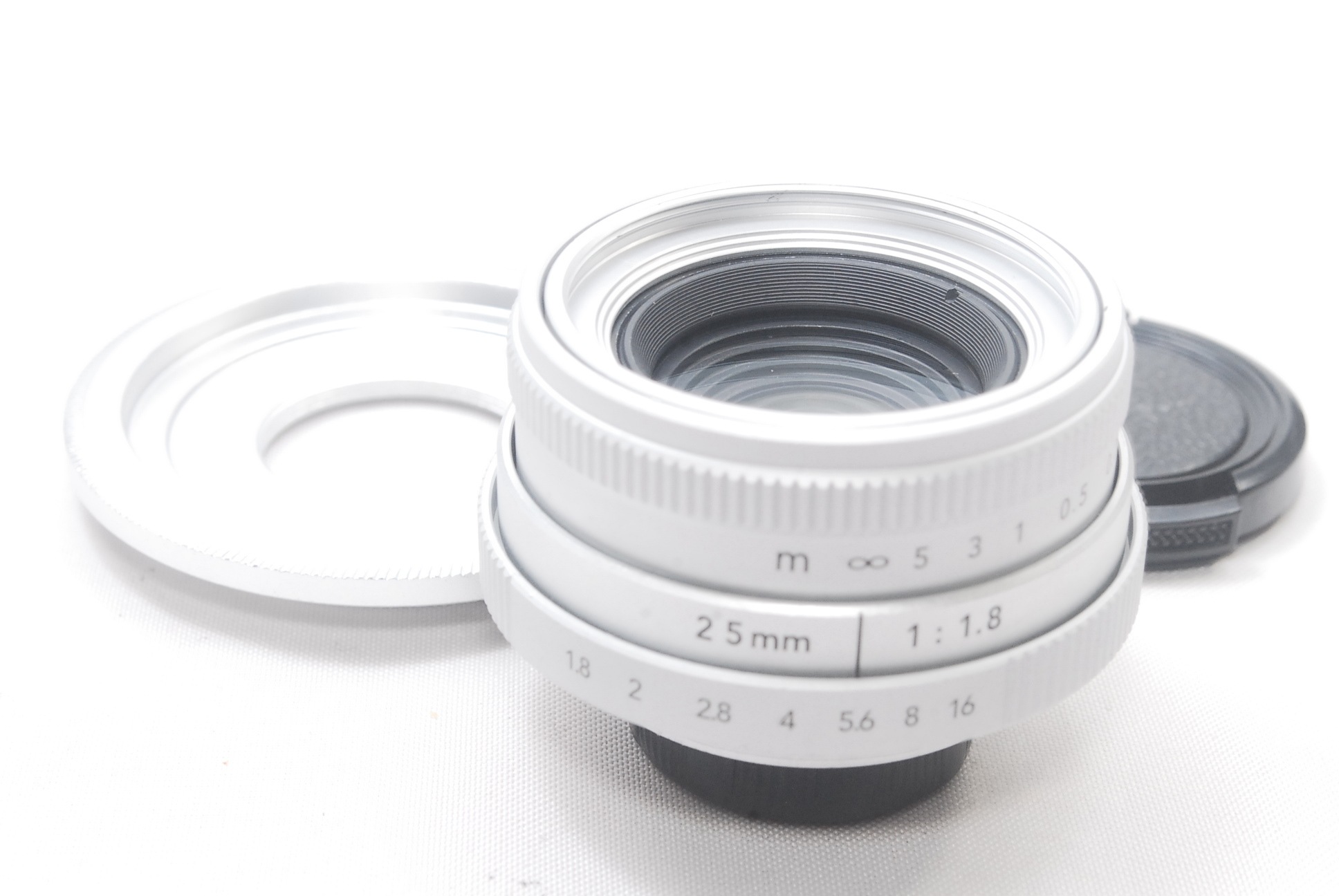 25mm F1.8 SIL SONY αEマウント Cマウント Fujian CCTV マニュアル 単焦点レンズ マウントアダプター