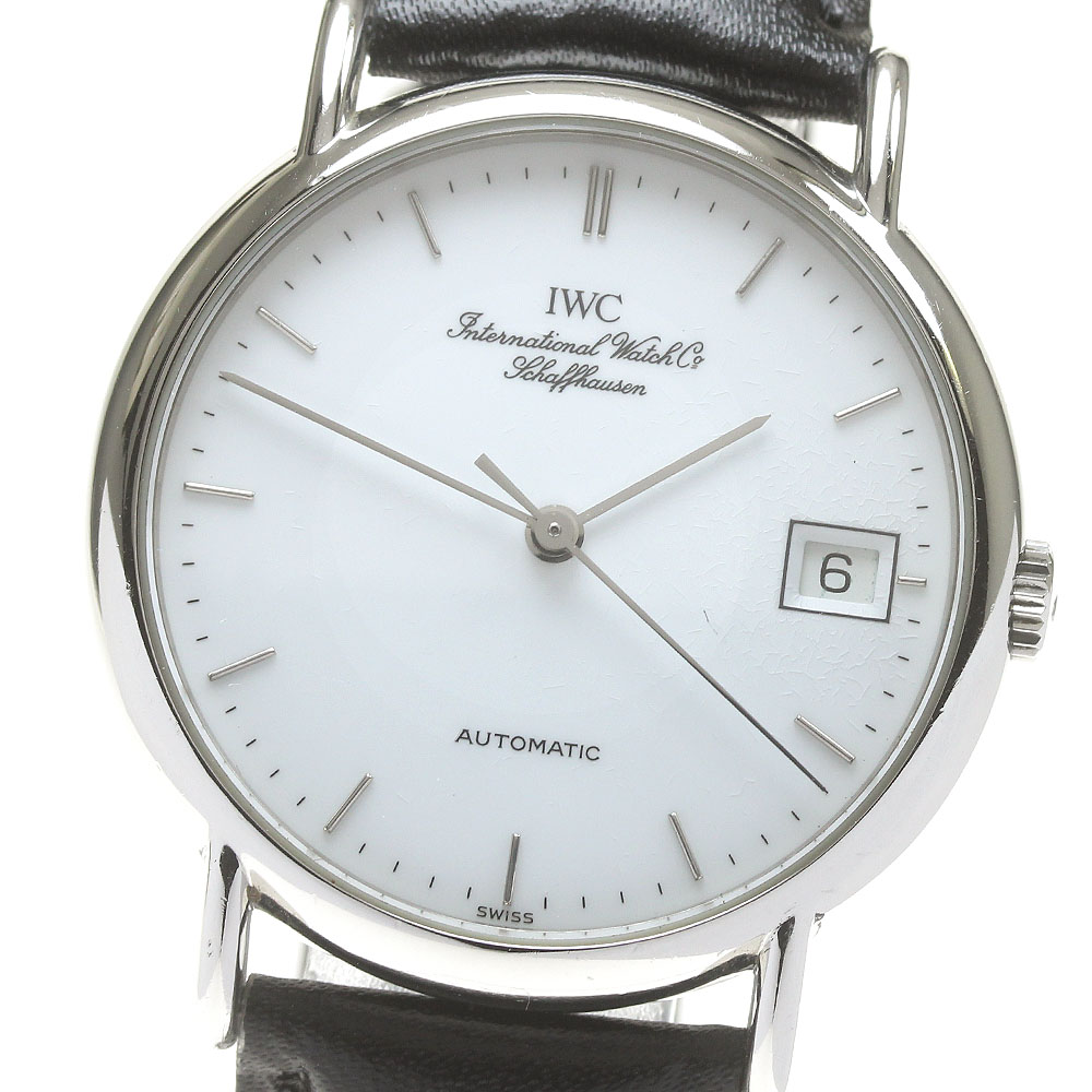 IWC SCHAFFHAUSEN IW351320 ポートフィノ デイト 自動巻き メンズ _829981【中古】