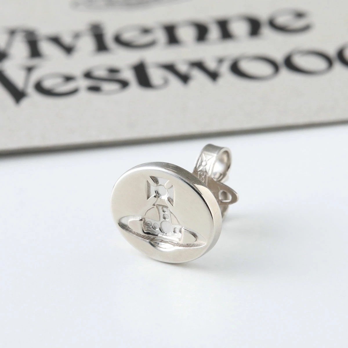 Vivienne Westwood ヴィヴィアンウエストウッド ピアス MAN. JANUS SINGLE STUD 6201032B メンズ 片耳販売 オーブ アクセサリー P019/SILVER 13,424円