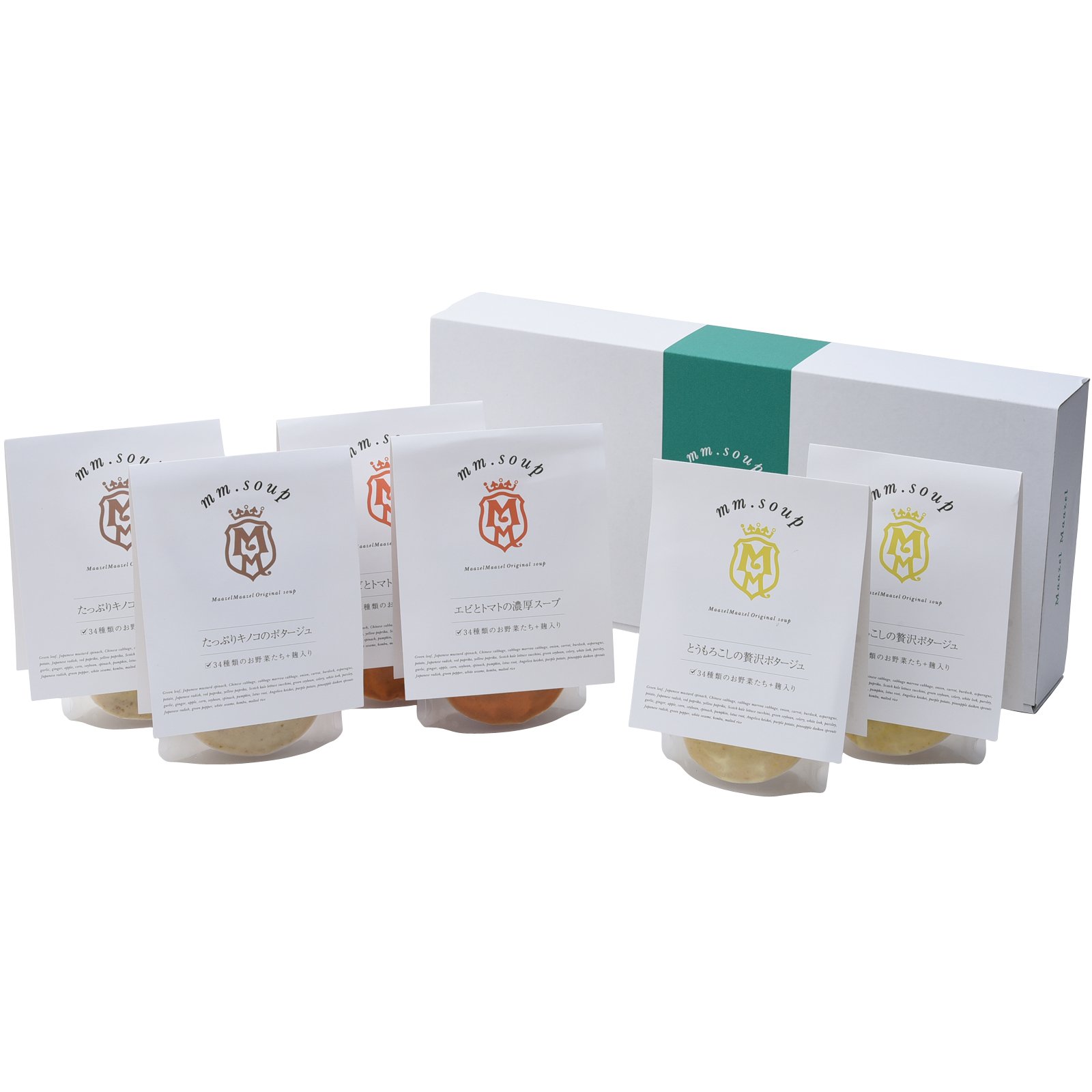 Maazel Maazel(マーゼル マーゼル) スープスムージー3種「6個入りギフトセット」 180ml×6 5,085円