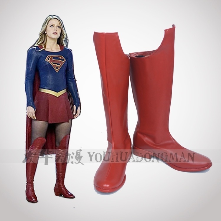 スーパーガールスーパーガールカラダンバースシューズcシューズ