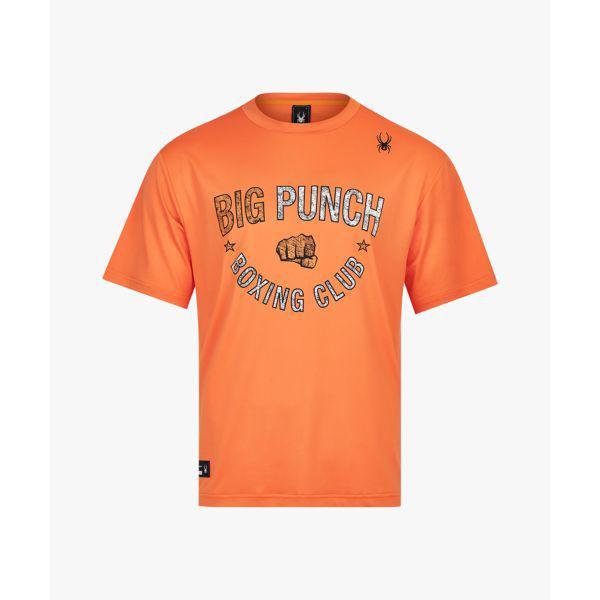 男性 BIG PUNCH BOXING CLUB ビッグロゴ半袖Tシャツ SPJFCNRS206MORG 659811