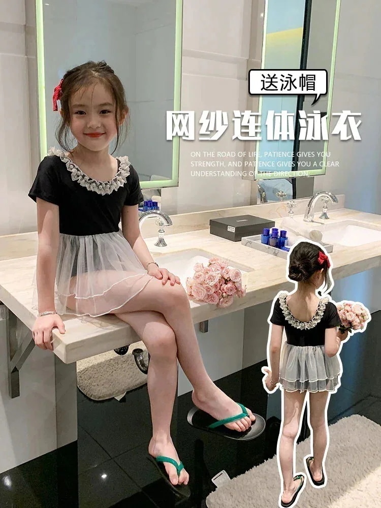 大人気！ 水着 キッズ 女の子子供用水着ワンピースふわふわスカート風ワンピース可愛いお姫様水泳洋風子供 韓国ファッション 水着