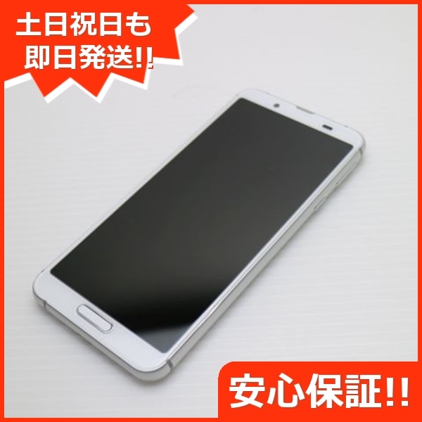 美品 SH-02M シルバーホワイト スマホ 236
