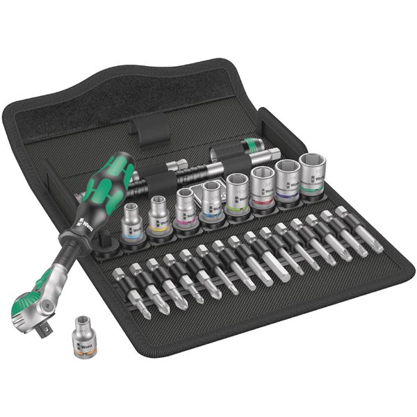 WERA ヴェラ 差込角1/4SQ ソケットレンチ セット 004019 工具 ツール DIY 作業工具 道具 レンチ