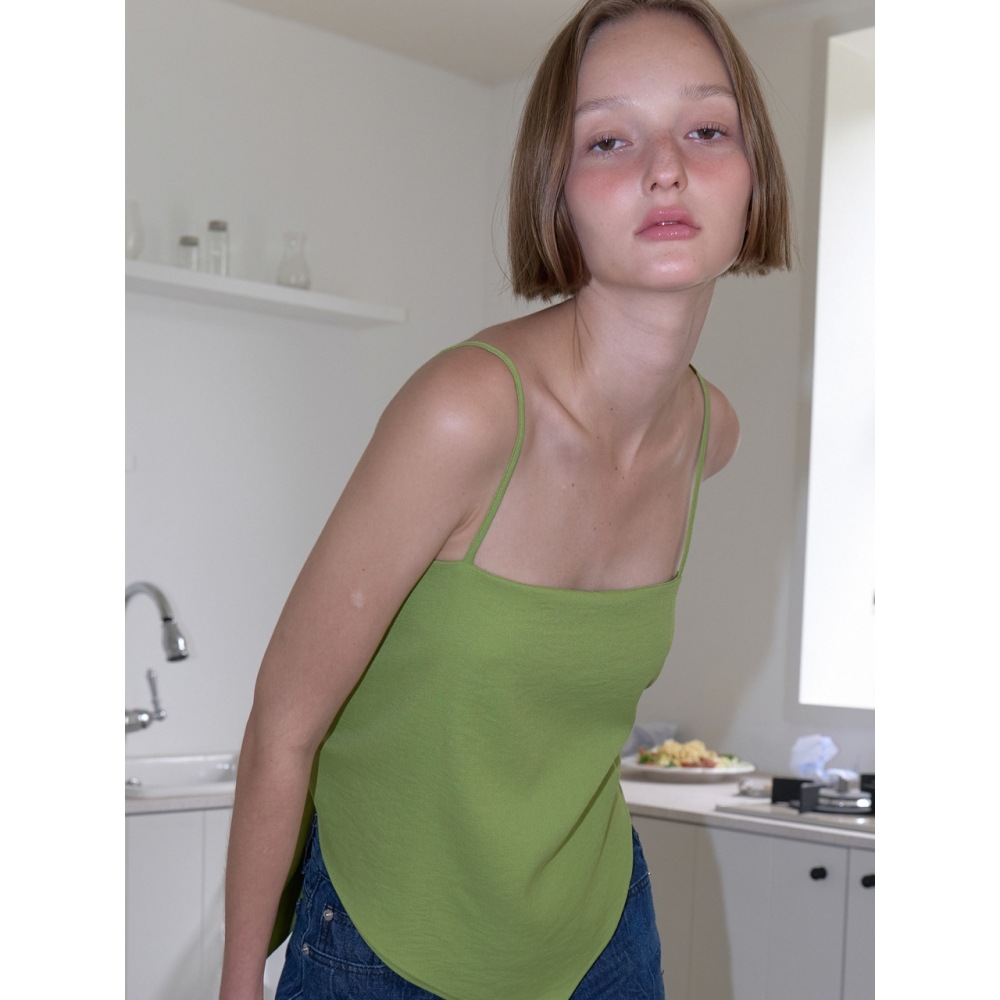 ウイータイアップスカーフトップイエローグリーン OU1425