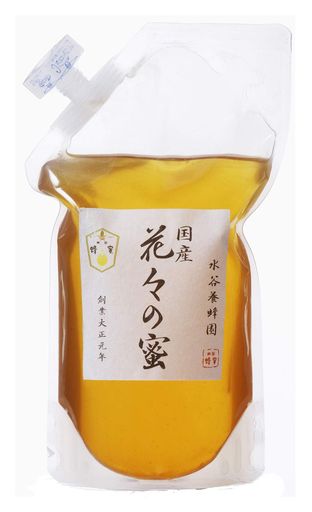 水谷養蜂園 国産花々の蜜エコパック 1000G
