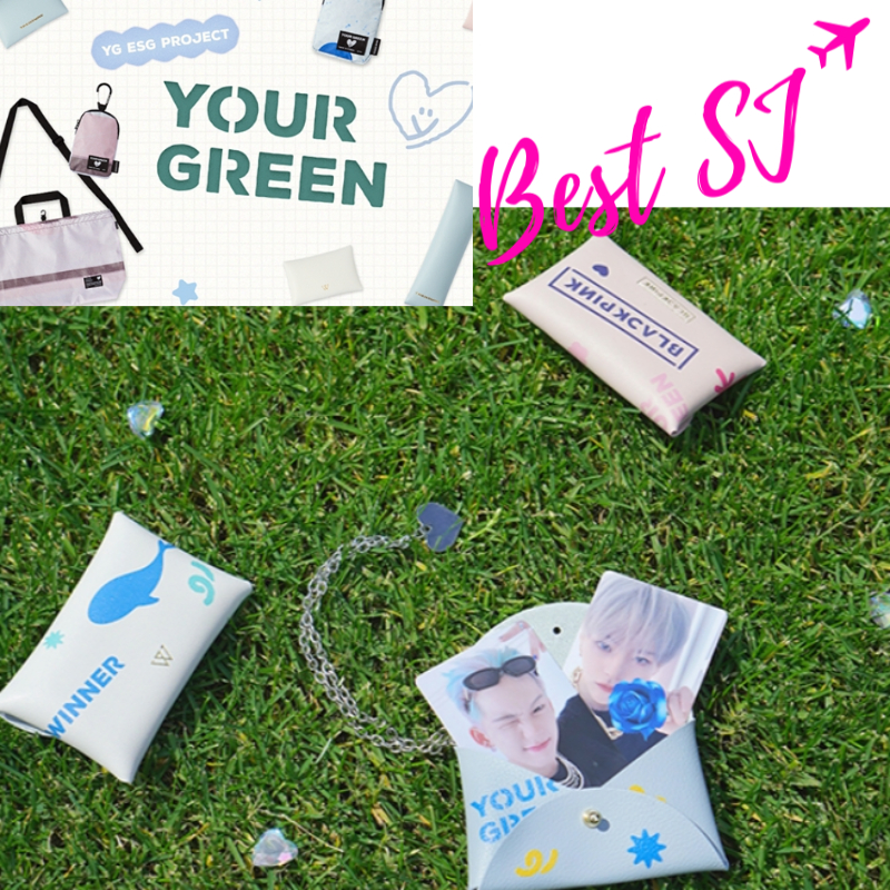 [YOURGREEN] BLACKPINK / TREASURE / WINNER RE-CYCLED DIY CARD WALLET