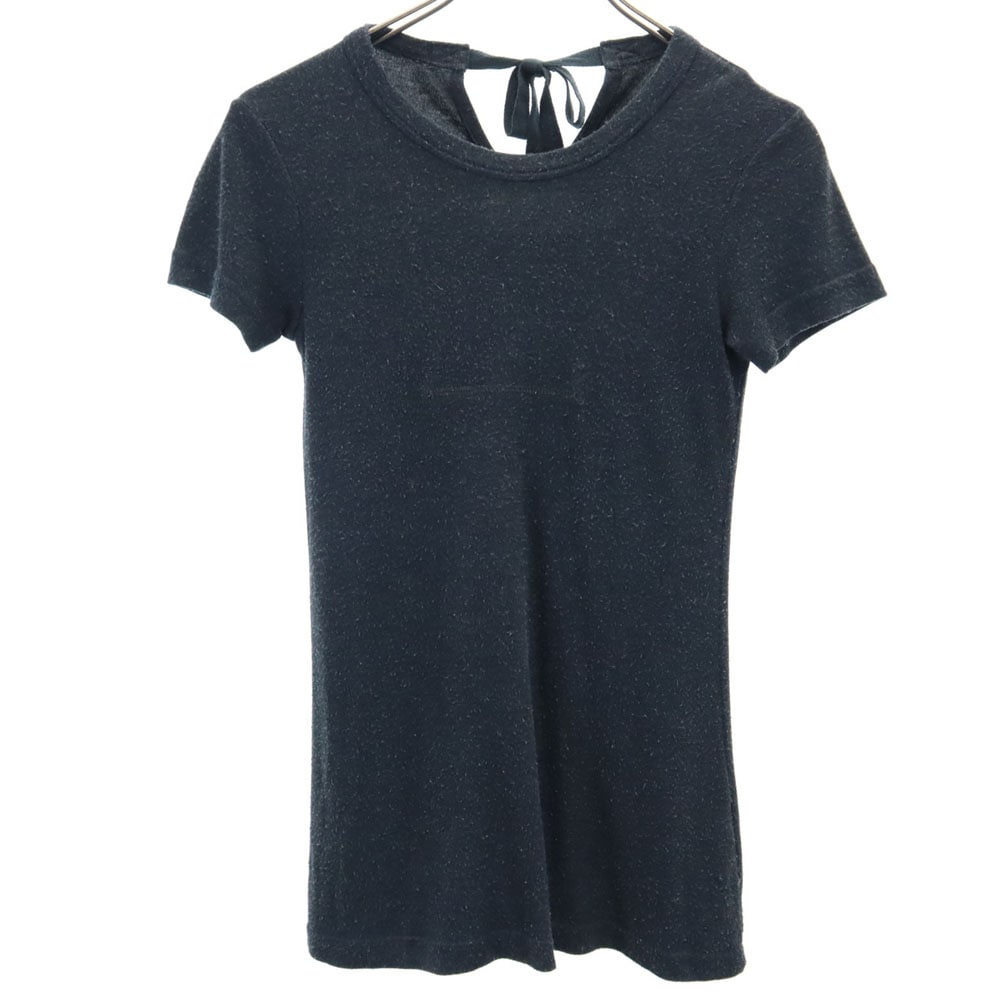 イタリア製 半袖 Tシャツ 38 黒系 レディース