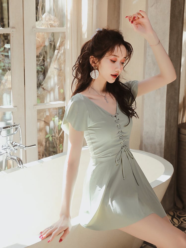 水着 体系カバー水着 かわいい 大人可愛い きれいめ セクシー カジュアル ナチュラル ゴージャス 華やか 大人 大人っぽい おしゃれ お洒落 レトロ 主役級 存在感 女っぽ ラブリー ws