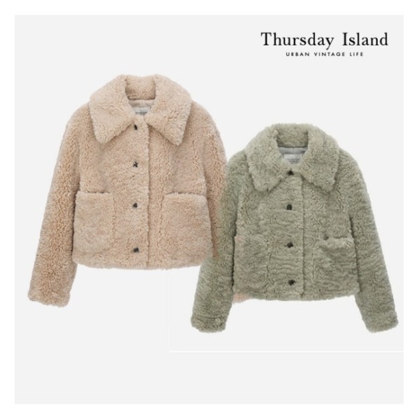 Thursday Island フェイクファー ショートジャケット(T228MLT234W)