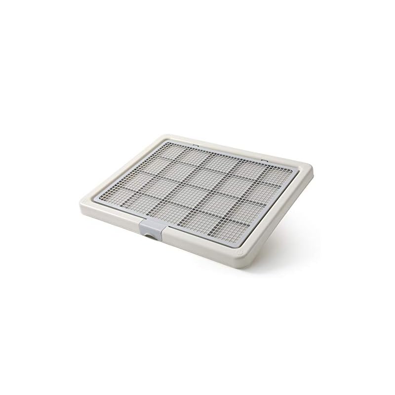 Smart Paws 76X62CM しつけ用 ステップトレー レギュラー 犬のトイレ (グレー)