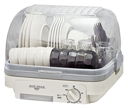 [山善] 食器乾燥器 (5人分) 120分 タイマー付き ライトグレー (自然対流式) (抗菌/防カビ) YD-180(LH)生活家電用アクセサリ・部品