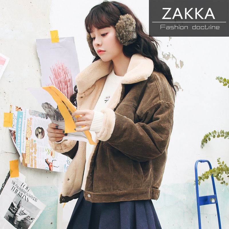 【送料無料】人気 新型 ★★ZAKKA★★ 韓国ファッション レディース服/韓国 コート/アウター/ショートコート/大きいサイズ/ジャケット/コットン 【送料無料】人気 新型 ★★ZAKKA★★ 韓国ファッション レディース服/韓国 コート/アウター/ショートコート/大きいサイズ/ジャケット/コットン