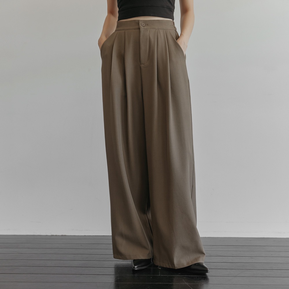 ヘイソンピンタックワイドバンディングスラックス 6,090円