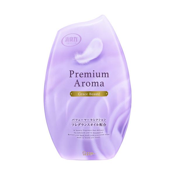 （まとめ）エステー お部屋の消臭力 PremiumAroma グレイスボーテ 400ml 1セット（3個）5セット