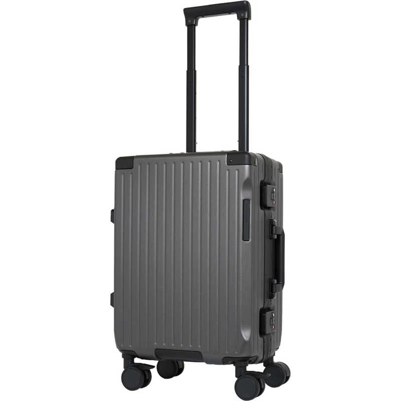 SKYNAVIGATOR　スーツケース フレームタイプ 旅行日数目安：1～3泊 33L 機内持ち込みサイズ 預け入れ無料 ［ TSAロック搭載 ］ ガンメタ　SK-0895-46-GM