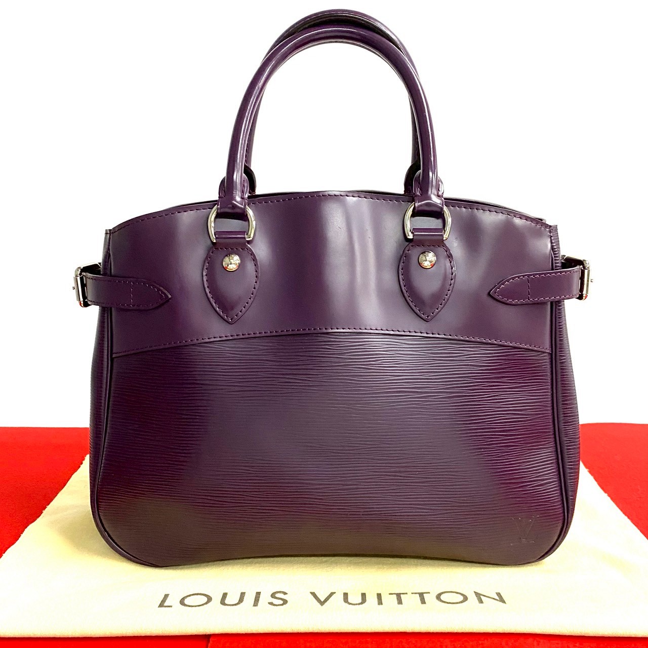 パッシィ PM エピハンドバッグ エピレザー パープル 486-6