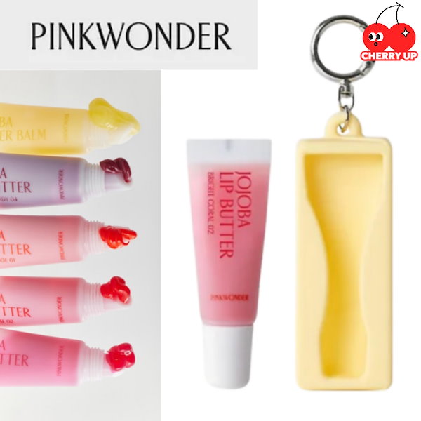 Qoo10] PINKWONDER ホホバリップバター 7.5g＋キーチャー