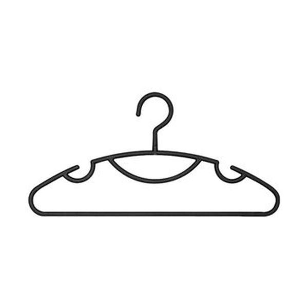 （まとめ）シンコハンガー セットスリムハンガー41cm 1セット（5本）[x20セット]