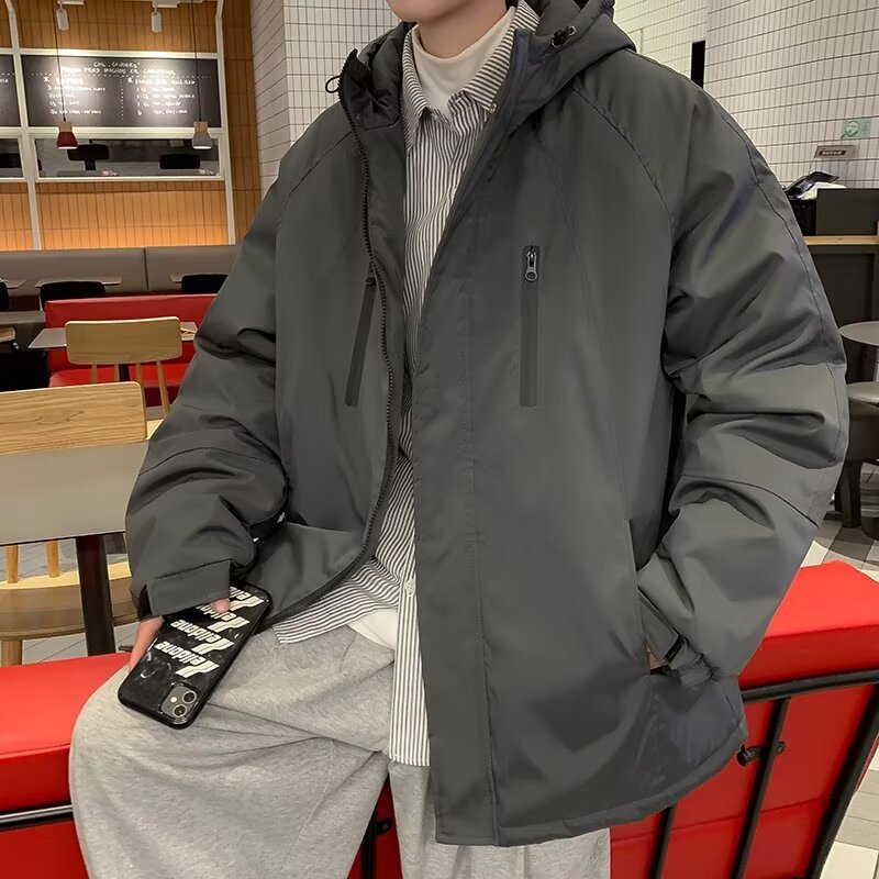 秋と冬の男性のための突撃服と綿服新しいスタイルの緩いアメリカの流行の綿服大きいサイズの厚い冬の綿のジャケット