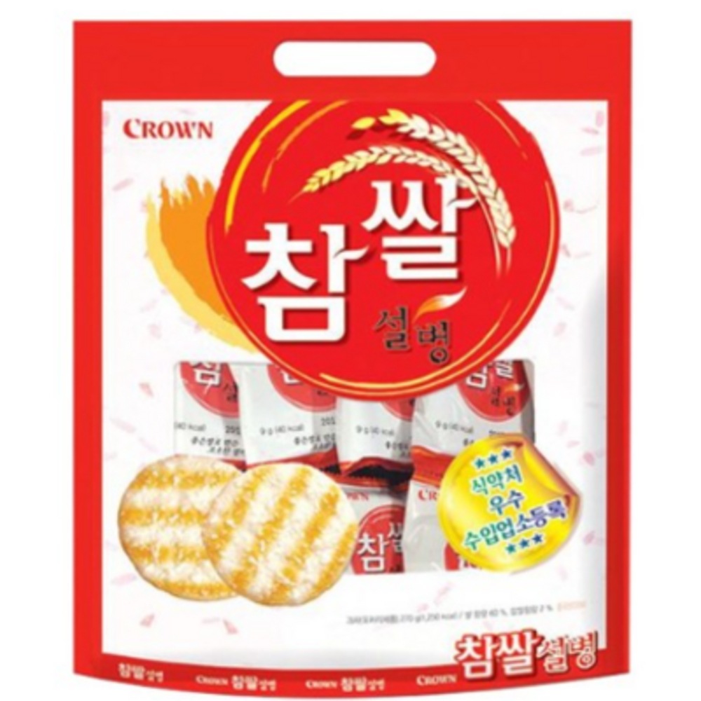 かんこくしょくひん [K-FOOD] クラウンチャームスルビョン 270g X 8個 5,330円