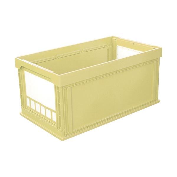 国盛化学プラスチック折畳みコンテナ パタコン N-150 イエロー 50201-N150-YE 1個
