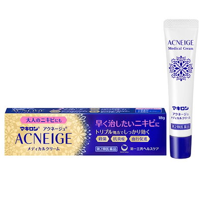 他サイト： [第2類医薬品][セ税][ポスト投函]マキロン アクネージュ メディカルクリーム 18gの商品画像