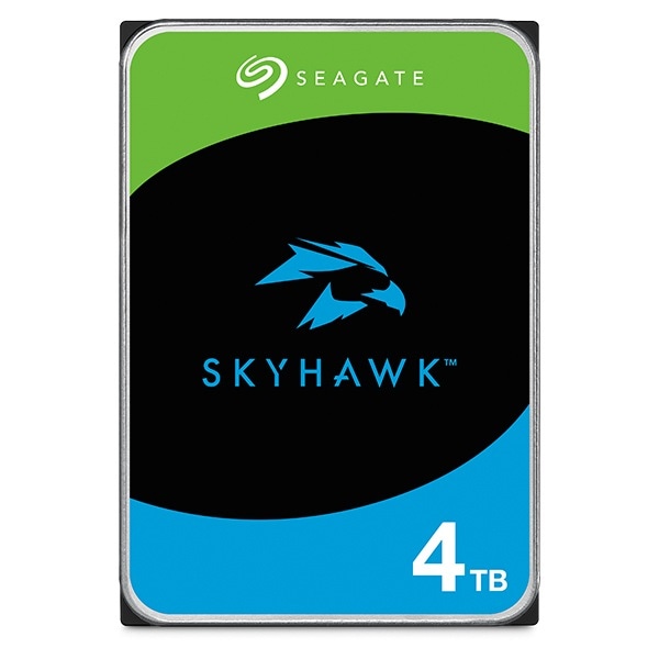 ST4000VX016 SkyHawk 3.5 4TB 内蔵HDD (CMR) メーカー3年保証 256MB ネットワーク監視カメラ ビデオレコーダー用ST4000VX016