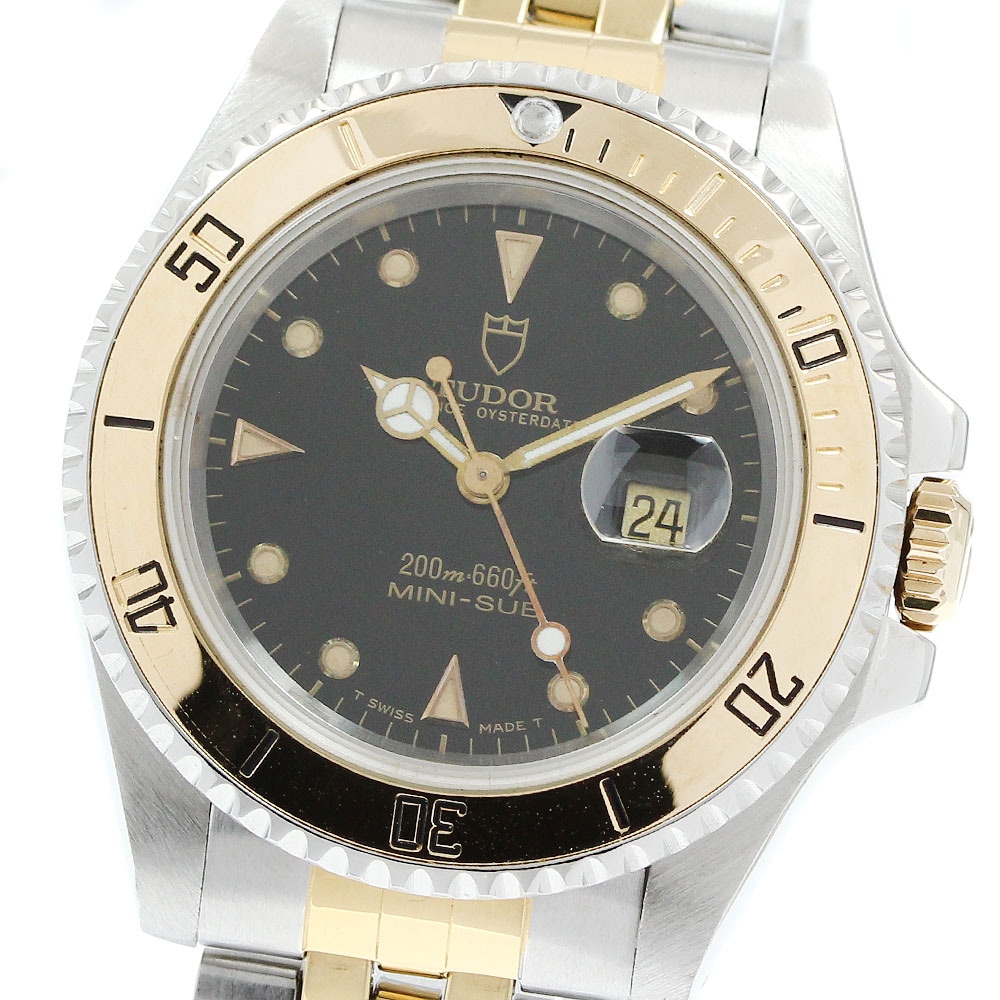チュードル TUDOR 73193 プリンス オイスターデイト ミニ サブマリーナ Cal.2671 YGコンビ 自動巻き ボーイズ _963355【中古】