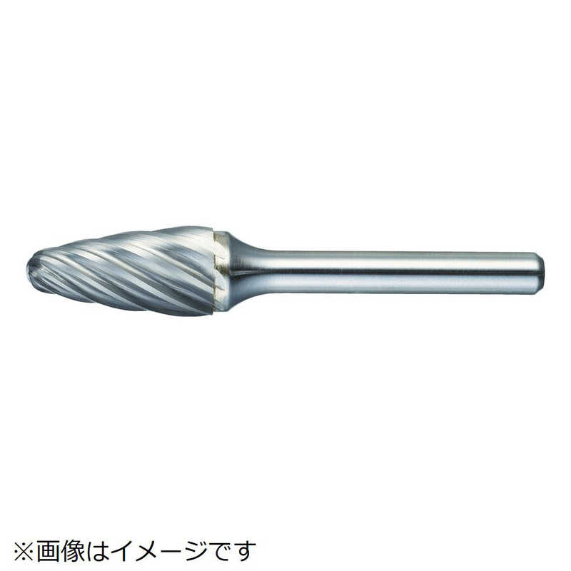 トラスコ中山　超硬バー 砲弾型 Φ16X刃長25X軸6 アルミカット　TA3C160