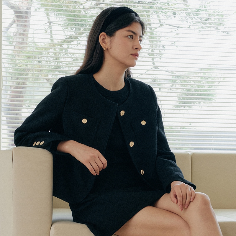 ラウンドツイードジャケット