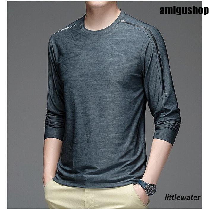限定SALE!Tシャツ メンズ カットソー トップス 長袖 クルーネック 春 秋 速乾 カジュアル おしゃれ ファッション 4,744円