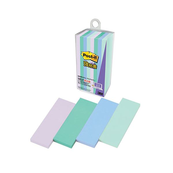 (10個セット) 3M Post-it ポストイット 強粘着ふせん マルチカラー2 3M-500SS-MC-2X10