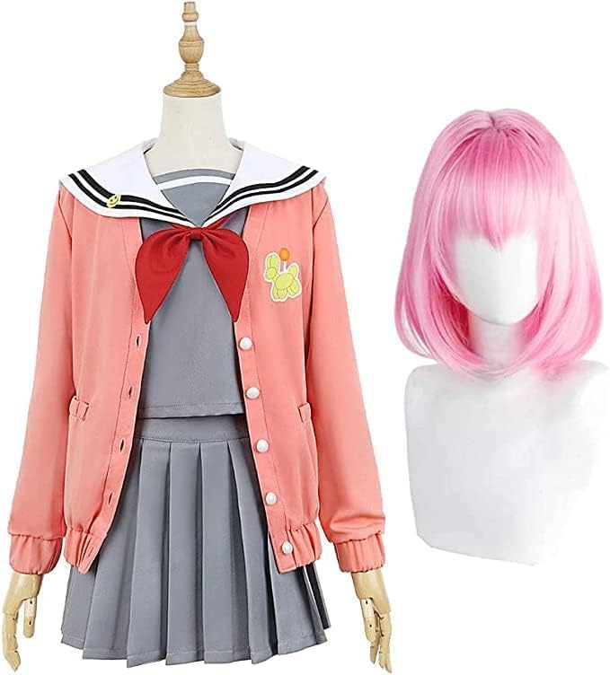 鳳えむ コスプレ衣装 セーラー服 ウィッグ付き プロジェクトセカイ カラフルステージ! feat. 初音ミク コスチューム