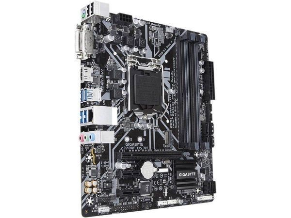 GIGABYTE Z370M DS3H Rev. 1.0 LGA 1151 (300 Series) Intel Z370 HDMI SATA 6Gb/s USB 3.1 Micro ATX Inte