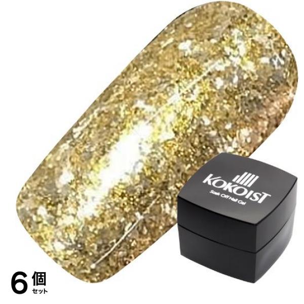 KOKOIST(ココイスト) エクセルライン ソークオフカラージェル E-190 ゴールドースパングリッター 2.5g 6個セット 7,379円