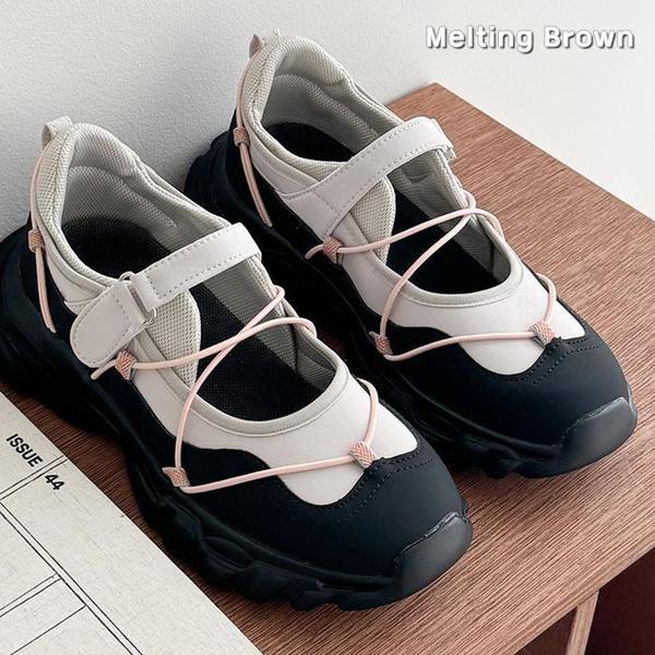 レディース夏サンダル チャンキー メリージェーン サンダル BB78