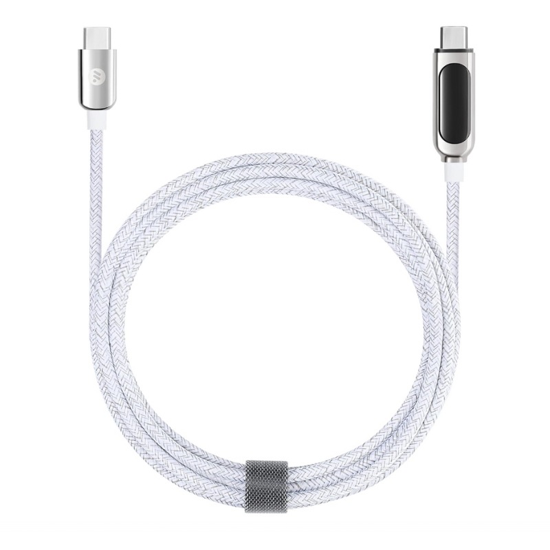 フジレック Pixel Cable USB 5本セット アプリ連動でアニメテキストが動く 急速充電 高速データ転送対応 高耐久 プレゼントにも (USB Type-C to USB Type-C)