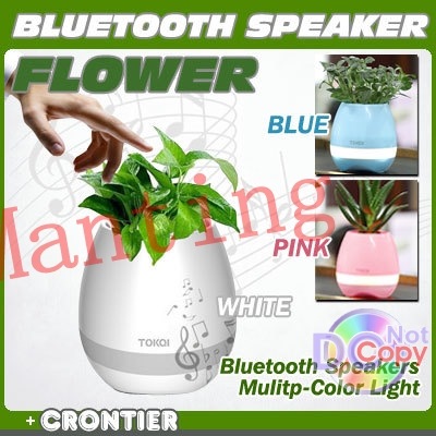 music bluetooth 驚きの値段 speaker plastic flower pot office planter decoration 新商品 home pots for