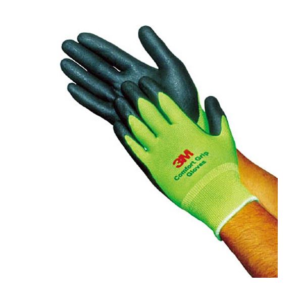 (まとめ) 3M 一般作業用 コンフォートグリップグローブ グリーン XLサイズ GLOVE GRE XL 1双 (×20セット)