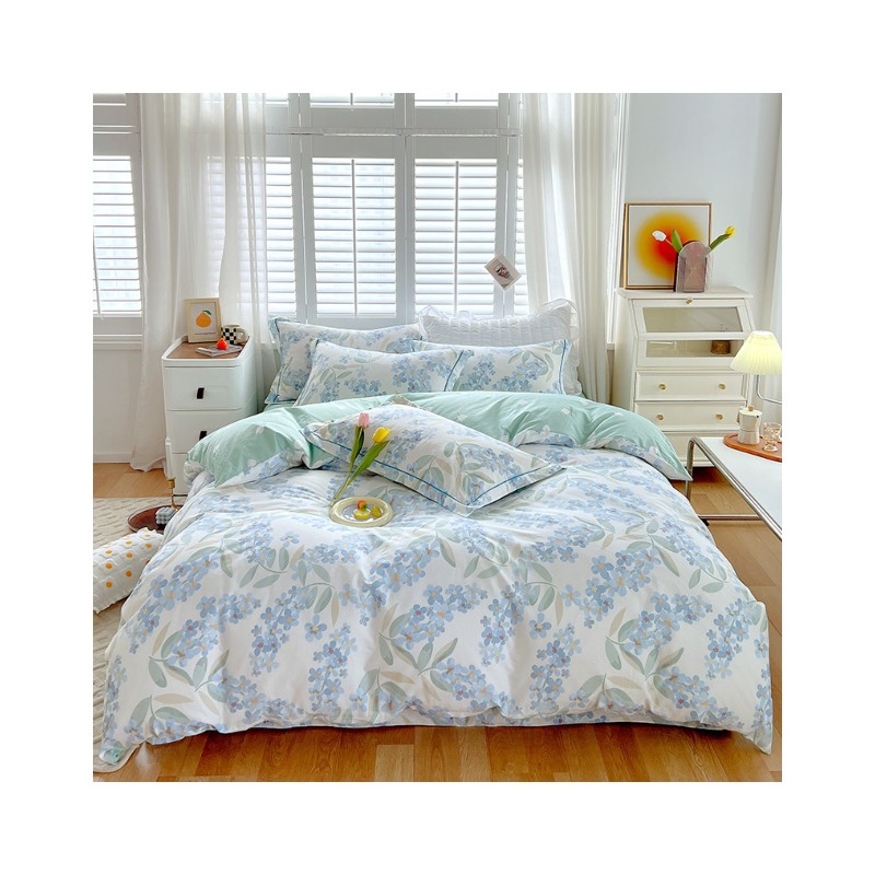 ins風純綿寝具4種セット シーツ 布団カバー 枕カバー