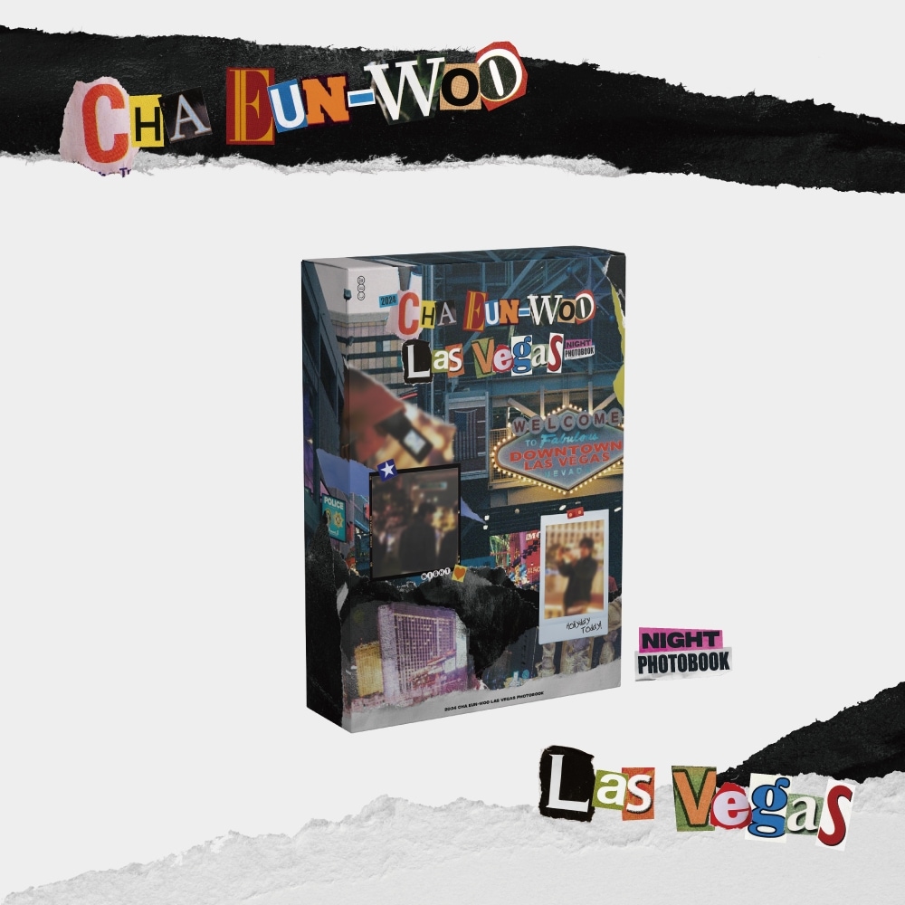 (未開封新品) チャ・ウンウ(CHA EUN-WOO)-ラスベガス フォトブック(NIGHT ver.)_2024 CHA EUN-WOO OFFICIAL PHOTOBOOK